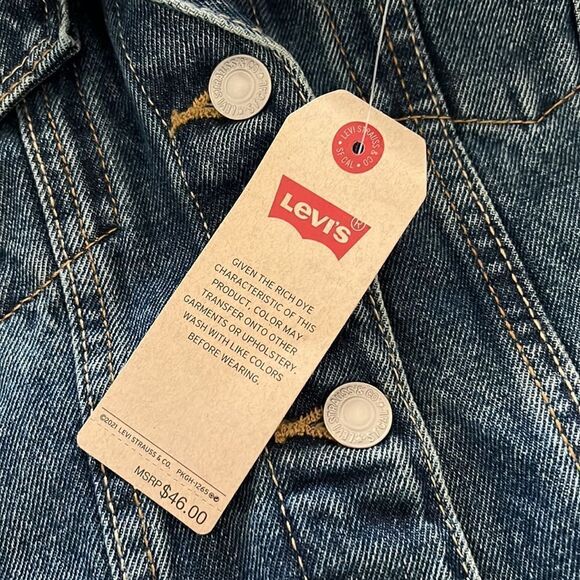 Levi’s-Girls Denim JACKET  NWT - Picture 4 of 5